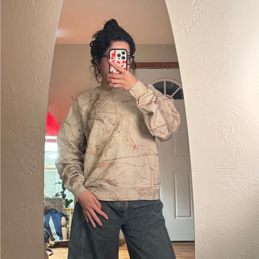 Dairy Boy Camo Butterfly Sweatshirt